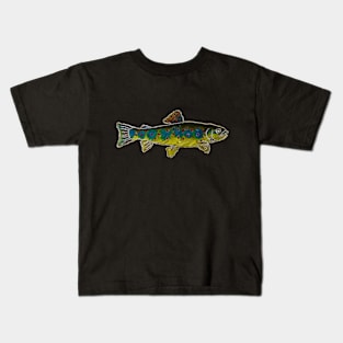 Fishes in Stitches 004 Trout Kids T-Shirt